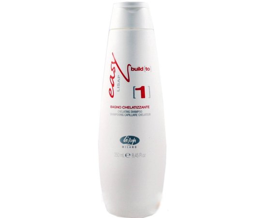 Хелатный шампунь для волос Lisap Easy Built To 1 Chelating Shampoo, 250 ml