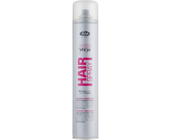 Лак сильной фиксации Lisap High Tech Hair Spray Strong, 500 ml