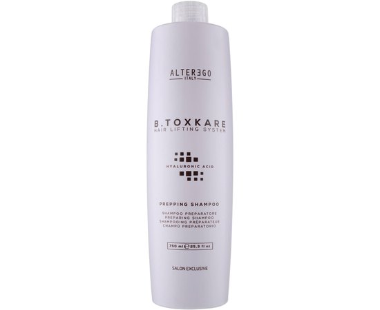 Шампунь для підготовки волосся до процедури Alter Ego B.Toxkare Prepping Shampoo, 750 ml, фото 