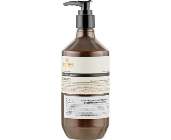 Шампунь для прямых волос с экстрактом грейпфрута Angel Professional Paris Provence Grapefruit Straighten Shampoo