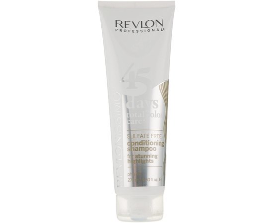 Шампунь-кондиционер для сохранения цвета Revlon Professional Revlonissimo 45 Days Highlights 2 in 1 Shampoo-Conditioner, 275 ml, изображение 2