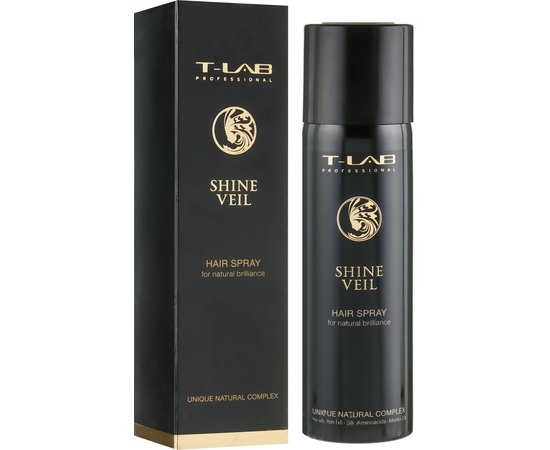 Спрей-вуаль для блеска волос T-LAB Professional Shine Veil Hair Spray.