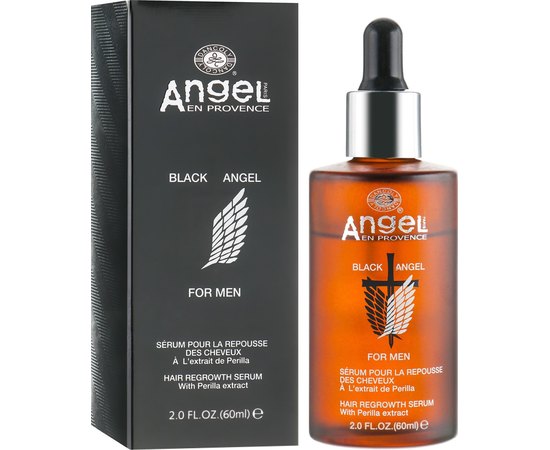 Сыворотка для роста волос с экстрактом периллы Angel Professional Black Angel Hair Regrowth Serium, 60 ml