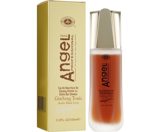 Тоник против выпадения волос на основе женьшеня Angel Professional Paris With Ginseng Extract Tonic, 100 ml