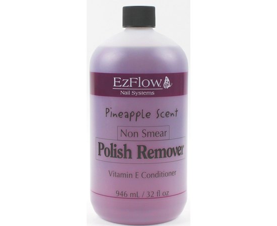 Жидкость для снятия лака с запахом ананаса без ацетона EZFlow Pineapple Polish Remover, изображение 2