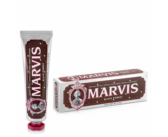 Зубная паста Черный лес Marvis Black Forest, 75 ml, изображение 3