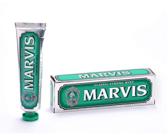 Marvis Classic Strong Mint Travel Size Зубна паста «Класична Інтенсивна М'ята» розмір в дорогу, фото _ab__is.image_number.default