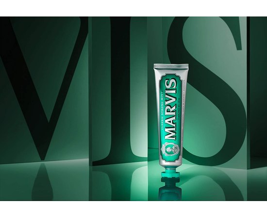 Marvis Classic Strong Mint Travel Size Зубна паста «Класична Інтенсивна М'ята» розмір в дорогу, фото _ab__is.image_number.default