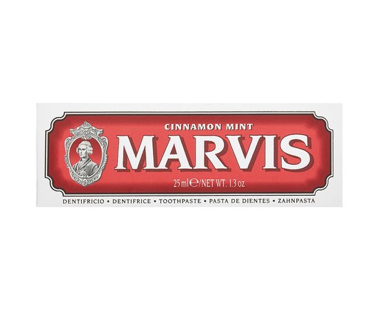 Зубная паста Корица-Мята, мини Marvis Cinnamon Mint Travel Size, изображение 5