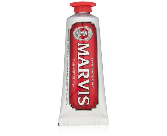 Marvis Cinnamon Mint Travel Size Зубна паста «Кориця-М'ята» розмір в дорогу, фото 