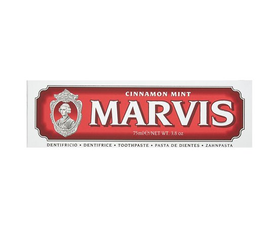 Зубная паста Корица-Мята с ксилитолом Marvis Cinnamon Mint + Xylitol, 85 ml, изображение 4