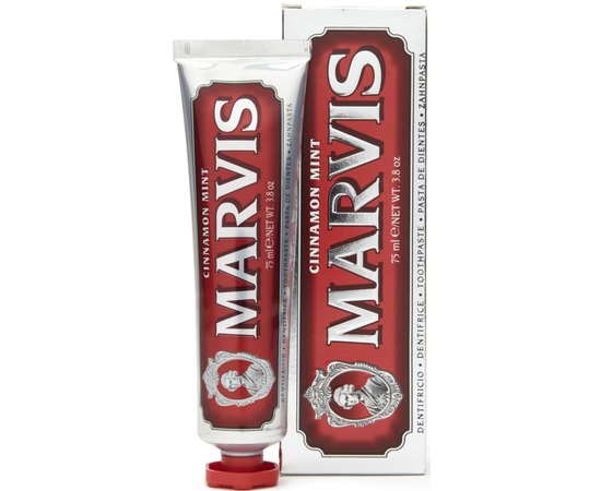 Marvis Cinnamon Mint + Xylitol Зубна паста «Кориця-М'ята» з ксилитол, 85 мл, фото 