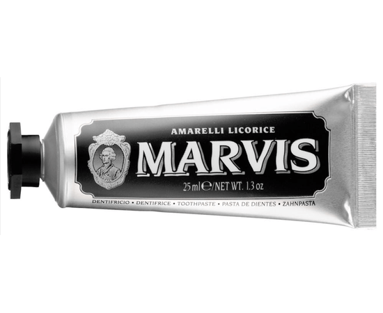 Зубная паста Лакрица-Мята Marvis Amarelli Licorice Travel Size, изображение 4