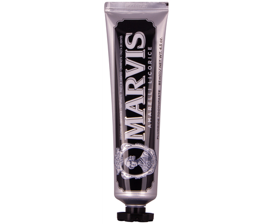 Зубная паста Лакрица-Мята с ксилитолом Marvis Amarelli Licorice + Xylitol, 85 ml, изображение 2