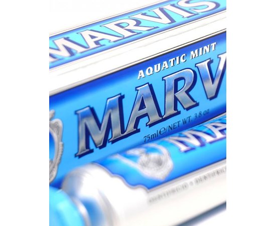 Зубная паста Морская Мята с ксилитолом Marvis Aquatic Mint + Xylitol, 85 ml, изображение 3