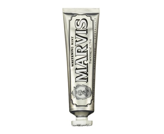 Зубная паста Отбеливающая мята с ксилитолом Marvis Whitening Mint + Xylitol, 85 ml, изображение 2