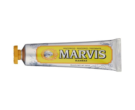 Зубная паста со вкусом спелого персика, ананаса и манго Marvis Marvis Rambas Limited Edition Toothpaste, 75 ml, изображение 2