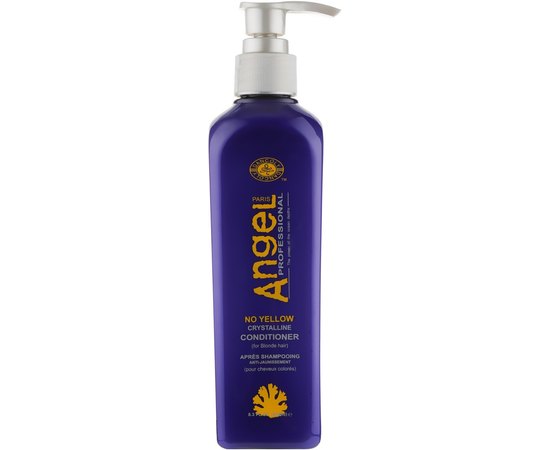 Кондиционер для нейтрализации желтого пигмента Angel Professional No Yellow Crystalline Conditioner, изображение 2