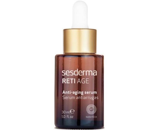 Антивозрастная сыворотка для лица Sesderma Reti-Age Facial Antiaging Serum 3-Retinol System, 30 ml, изображение 2 Антивозрастная сыворотка для лица Sesderma Reti-Age Facial Antiaging Serum 3-Retinol System, 30 ml, изображение 2