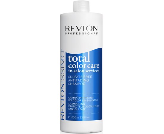 Revlon Professional Revlonissimo Total Color Care In-Salon Services Sulfate Free Antifading Shampoo Безсульфатний шампунь анти-вимивання кольору, 1000 мл, фото 