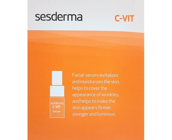 Sesderma C-VIT Serum Двухфазна сироватка з гіалуроновою кислотою, 5 шт x 7 мл, фото _ab__is.image_number.default