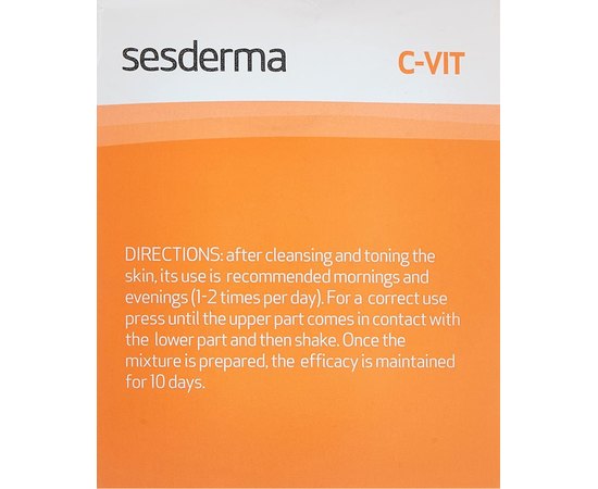Sesderma C-VIT Serum Двухфазна сироватка з гіалуроновою кислотою, 5 шт x 7 мл, фото _ab__is.image_number.default