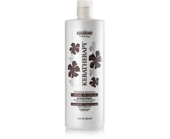 Экстрим-разглаживающий крем для волос с какао Keratherapy Extreme Renewal Creme De Cocoa Treatment, изображение 3