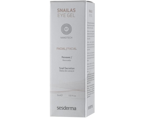 Sesderma Nanotech Snailas gel eye contour Гель для повік, 15 мл, фото _ab__is.image_number.default
