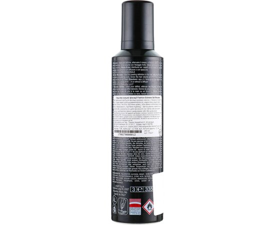 Гель-мусс сильной фиксации Lisap Fashion Extreme gel mousse, 250 ml, изображение 2