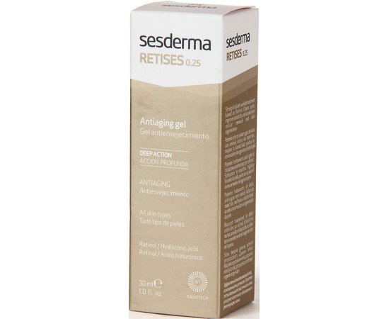Гель с ретинолом 0,25% Sesderma Nanotech Retises nano gel, 30 ml, изображение 2