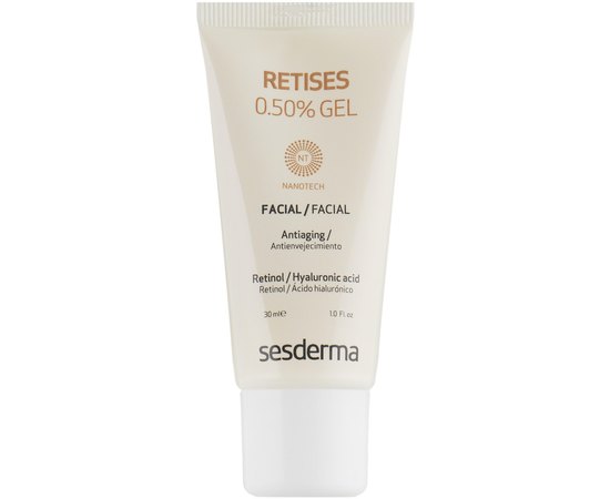 Гель с ретинолом 0,5% Sesderma Nanotech Retises nano gel, 30 ml, изображение 2
