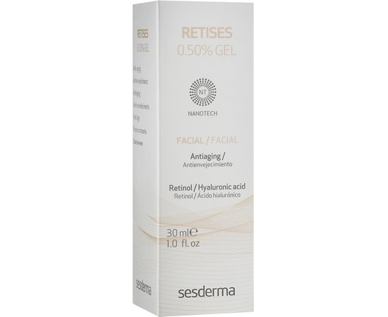 Гель с ретинолом 0,5% Sesderma Nanotech Retises nano gel, 30 ml, изображение 3