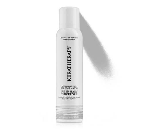 Камуфляж для скрытия залысин и седых волос Keratherapy Fiber Thickening Spray, 151 ml, изображение 3