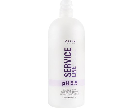 Кондиционер для волос ежедневного применения pH 5.5 Ollin Professional Service Line Daily Conditioner, 1000 ml