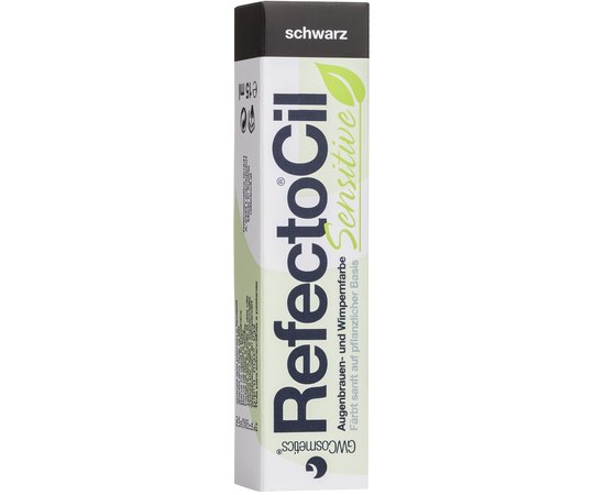 Краска для бровей и ресниц черная Refectocil Sensitive, 60 ml, изображение 2