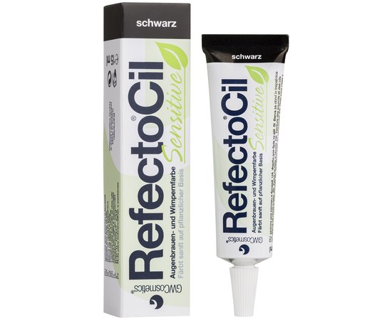 Краска для бровей и ресниц черная Refectocil Sensitive, 60 ml, изображение 3