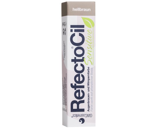 Краска для бровей и ресниц светло-коричневая RefectoCil Sensetive, 15 ml, изображение 2