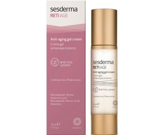 Sesderma Reti-Age Anti Aging Gel Cream Крем-гель проти зморшок, 50 мл, фото 