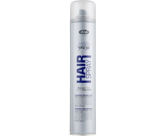 Лак без газа нормальной фиксации Lisap High Tech Hair no gas Hairspray, 300 ml