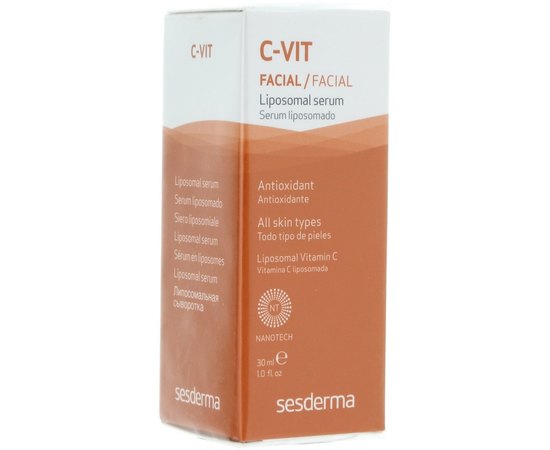 Липосомальная сыворотка с витамином C Sesderma C-Vit Liposomal Serum, 30 ml, изображение 3