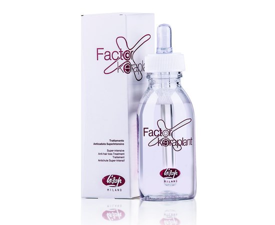 Лосьон стимулирующий рост волос Lisap Keraplant X-Factor, 100 ml, изображение 2 Лосьон стимулирующий рост волос Lisap Keraplant X-Factor, 100 ml, изображение 2