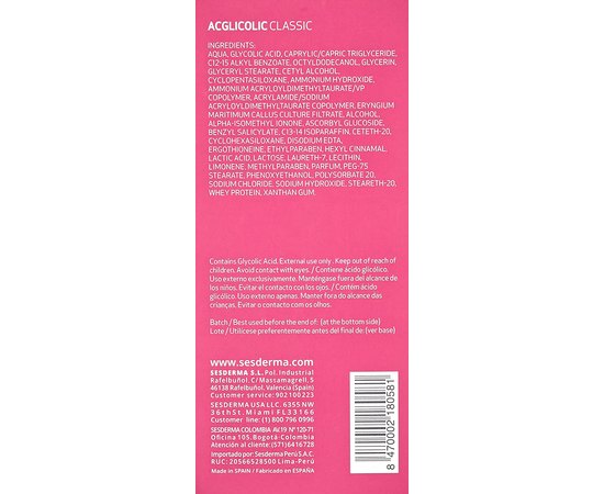 Sesderma Acglicolic Classic Body Milk Молочко для тіла, 200 мл, фото _ab__is.image_number.default