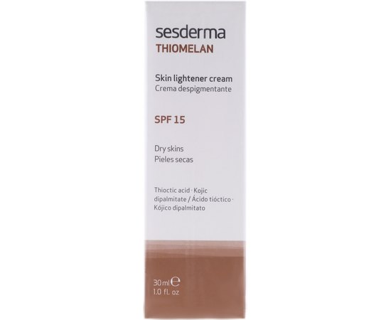 Відбілюючий крем SPF15 Sesderma Thiomelan skin lightening cream, 30 ml, фото _ab__is.image_number.default