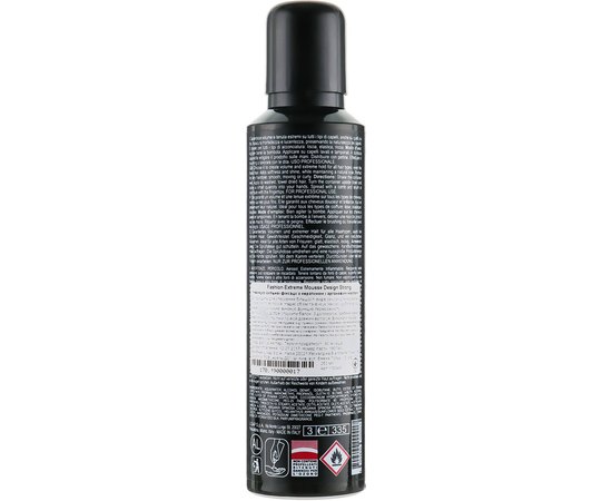 Пена сильной фиксации Lisap Fashion Extreme Mousse Design Strong, 250 ml, изображение 2