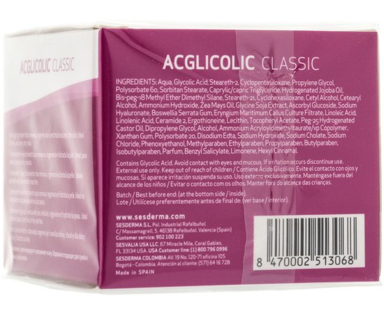 Питательный крем Sesderma Acglicolic Classic Nutritive Cream, 50 ml, изображение 3