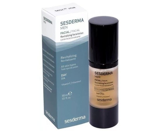 Ревитализирующий лосьон для лица Sesderma Men Revitalizing Face Lotion, 30 ml, изображение 2