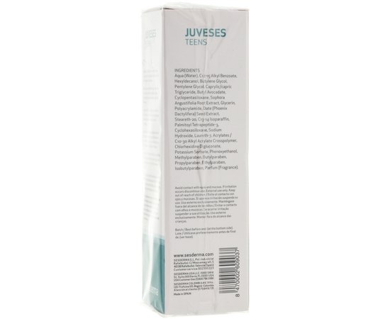 Sesderma Juveses Teens себорегулирующее крем, 50 мл, фото _ab__is.image_number.default