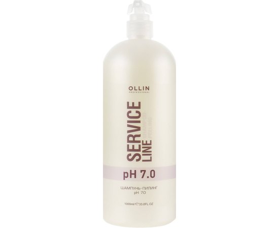 Ollin Professional Service Line Shampoo-Peeliing pH 7.0 Шампунь-пілінг, 1000 мол, фото 