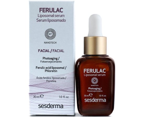 Сыворотка липосомальная феруловая Sesderma Nanotech Ferulac Serum, 30 ml, изображение 4