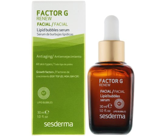 Сыворотка заполняющая морщины Sesderma Factor G Liposomal Serum, 30 ml, изображение 2 Сыворотка заполняющая морщины Sesderma Factor G Liposomal Serum, 30 ml, изображение 2